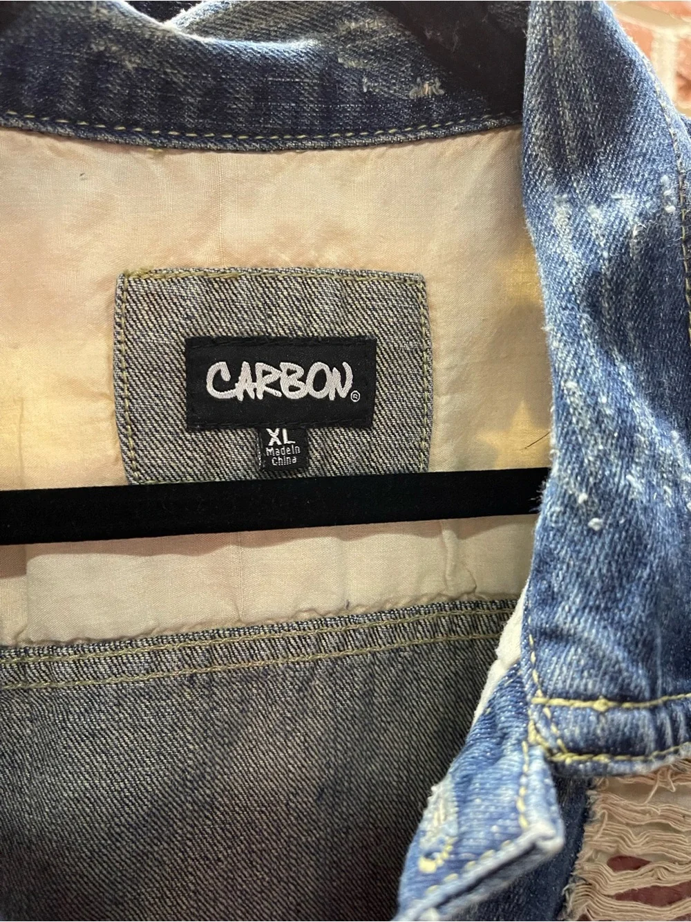 Carbon Denim Vest Men's
